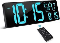 XREXS Large Digital Wall Clock with