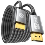 Silkland 4K HDMI Cable 1M, HDMI ARC Cable for Soundbar, Support 4K@60Hz, ARC, HDR, 3D, HDMI ARC, Compatible with TV, Blu-Ray, PS4/3, Xbox Series X, PC, Monitor, PlayStation