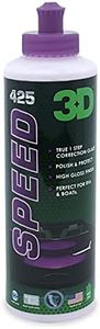 3D Speed Car Polish & Wax – 8oz – All-In-One Scratch Remover & Swirl Correction with Wax Protection