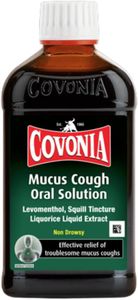 Covonia Mucus Cough Solution, 300ml – Expectorant Syrup
