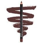 NYX PROFESSIONAL MAKEUP Suede Matte Lip Liner, Vegan Formula - Cold Brew (True Brown)