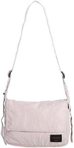 ZIMEGO Essential Crossbody Messenger Bag – Stylish Everyday Travel Satchel Handbag, Mushroom Pink