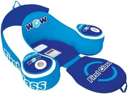 WOW Sports - Inflatable Pool Party Lounge - Single Salon Lounge Chair - Summer Accessory For Kids & Adults