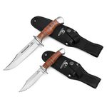 Camping Knife With Leathers