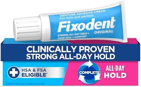 Fixodent Fixodent Denture Adhesive Cream Original Strong And Hold
