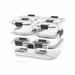 Rubbermaid Brilliance Microwavable Food Storage Container Set, 18-Piece