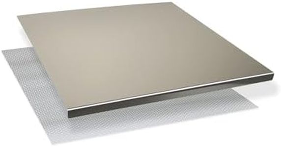 INOXLM - Tabla de cortar para amasar, superficie de trabajo de acero inoxidable, varios tamaños, para amasar, cocina, bar, restaurante, 40 x 44 cm, modelo gemelos