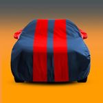 AUTO ALAXON Double Color Car Body Cover for Mercedes Benz Cla with Mirror Waterproof Mercedes Benz Cla Car Cover (Blue-Red)