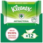 Kleenex® Proactive Care™ Antibacterial Plastic Free Hand Wipes - 36 wipes x 12 per case