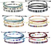 18 Pcs Boho Surfer Beach Bracelet A