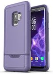 Encased Galaxy S9 Purple Case - Rebel Series Rugged Protective Case for Samsung S9