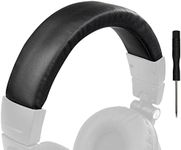 SOULWIT Replacement Headband Cover Pad for ATH M50 Series Headphones, Accessories Compatible with M50X, M50XWH, M50XBT, M50XBT2, M50S/LE - Headstrap Pad Repair Part-(Black)