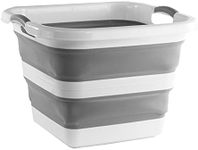 Seymours Collapse-A Square Tub with Plug, 40 Litre Capacity