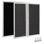 HPF30 Range Hood Non-Duct Charcoal Filters Kit, for Broan Dual Filter Models S97020466 Compatible with Mantra/Osmos/Glacier Series Type XC Filters - 2 Pack