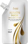 Vitamins Keratin Hair Mask Deep Conditioner - Biotin Collagen Protein & Castor Oil Repair for Dry Damaged or Color Treated Hair - Conditioning Treatment for Curly or Straight Thin Fine Hair