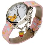 Nintendo Pokémon Pikachu Watch with Charms and Silicone Band, Pink