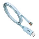 Amazing She Cisco Console Cable USB to RJ45 Cable FTDI for Windows 8, 7, Vista,MAC, Linux RS232 6 Ft (Blue)