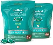 Method Laundry Detergent Packs, Beach Sage, 42 Loads per bag, 2 Count