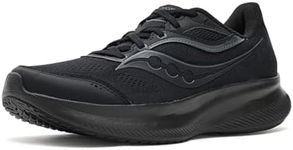 Saucony Women's Cohesion 18 Running Shoe, Triple Black, 8.5 M US