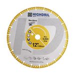 HIGHDRIL Diamond Metal Cutting Blade - 300mm/ 12inch Heavy Duty All-Purpose Cutting Disc for Rebar Sheet Metal Angle Iron Stainless Steel Granite Marble