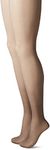 L'eggs Women's Silken Mist 2 Pair Control Top Silky Sheer Leg Panty Hose, Black Mist, q plus