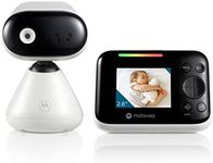 Motorola Nursery PIP1200 - Baby Monitor with Camera - 2.8 Inch Parent Unit - 2-Way Communication - Room Temperature - Infrared Night Vision - 300 m Range, White/Black