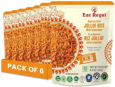 Eat Regal Jollof Rice with Vegetables, 8.8 Ounce, Pack of 6