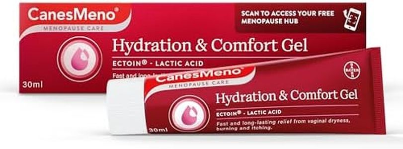 CanesMeno Menopause Care Hydration and Comfort Gel, 30 ml, containing Ectoin and Lactic Acid, Provides Fast, Long-Lasting Relief from Vaginal Dryness, Burning and itching