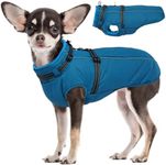 Lelepet Dog Coat, Dog Coat with Harness Built in Warm Dog Winter Coat Waterproof Dog Jacket with Harness Dog Cold Weather Coats Thick Dog Fleece Vest Reflective Dog Coats for Small Medium Large Dogs