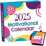 2025 Motivational Calendar | Includes 300+ Positive Quotes and Affirmations, Enjoy a Whole Year of Inspirational Quotes, Phrases & Affirmations for Success, Happiness & Personal Growth