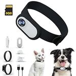 TwoWin Cat Camera Collar with 8GB SD Card, HD 1080P Dog Collar Camera Mini Body Camera Action Camera Wireless Collar Camera for Dogs Cats Gift Indoor/Outdoor