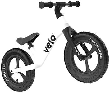Yvolution Sport Lightweight Balance Bike, Y Velo Pro Learn to Bikes No Pedal Training Bicycle for Kids Age 3, 4, 5 Years Old with Adjustable Handlebar and Seat, 12" Air Tires