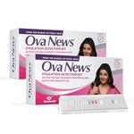 Ova News - Ovulation Detection Kit from Prega News | Identifies 5 Most Fertile Days to Conceive in 5 Mins (Pack of 2)