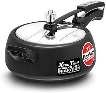 Hawkins Contura XT Pressure Cooker, 3.5 Liter Capacity, Black