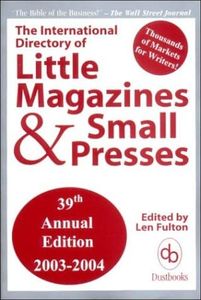 The International Directory of Little Magazines & Small Presses 39e