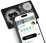 SEINXON Ultra-Thin Find My Card Tracker with NFC Digital Business Card, Apple Find My Network Integrated(iOS Only), Wireless Charging & 6-Month Battery, IP68 Waterproof, Wallet & Bag