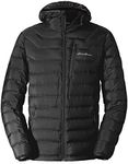 Eddie Bauer Men's Downlight Hooded Jacket, Black, Small