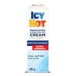 Icy Hot Extra Strength Pain Relief Cream, Fast-Acting Muscle and Joint Pain Relief from Discomfort Caused by Arthritis, Sprains and Strains, Methyl Salicylate 30%, Menthol 10%, 85g Tube