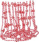 29.5 feet Christmas Candy Garland Christmas Tree Garland Plastic Christmas Bead Garland Xmas Holiday Candy Cane Decor for Christmas Tree Wreaths Fence Fireplace Decorations