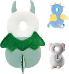 JunNeng Toddler Baby Head Protection Cushion Backpack Wear,Green Dinosaur