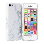 GMYLE iPhone 5 Case, Snap Cover Glossy for iPhone 5 – Marble Pattern01 Slim Hard Back Case