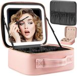 Makeup Travel Train Case with Mirro