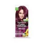 Garnier, Hair Colouring Creme, Long-lasting Colour, Smoothness & Shine, Color Naturals, Shade: 6.26 Plum Red, 55ml + 50g