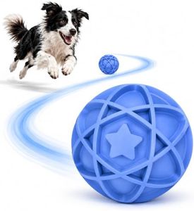 2026 Upgraded Smart Interactive Dog Toys, [Automatically Moves, Bounces & Rotates] Rechargeable Dog Jump Ball with Colorful Lights for Active Play and Boredom Relief, Gift for Medium & Large Dogs