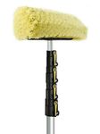 DOCAZOO Docapole Bristle Brush - Broom Heads/Floor Scrubbing Brush/Deck Brush/Car Wash Cleaning Brush (Ultra Soft Brush with 7m extension pole)