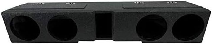 Rockville Quad 8" Sub Box for 2009-2020 Ford F150 Super Crew+2017-2020 F250/350
