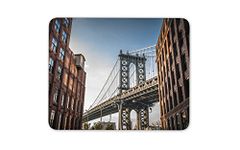 Manhattan Bridge USA Mouse Mat Pad - New York America Travel Gift Computer #8930