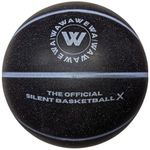 WAWAWEWA The Official Silent Basketball X (New) | Size 7 (29.5") ; Grooved Airless Foam Basketball for Quiet Dribbling and Indoor Training