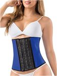 LATY ROSE 1042 Latex Waist Cincher Trainer Belt, Blue, S/32 | Fajas Colombianas Corset