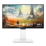 BenQ GW2490TE 23.8” 1080p FHD 144Hz IPS Eye-Care Home Office Monitor, USB-C, Visual Optimizer, Flicker-free, Low Blue Light, Height Adjustable, Slim Bezel, TUV-Certified, Ergonomic design, Eye-CareU